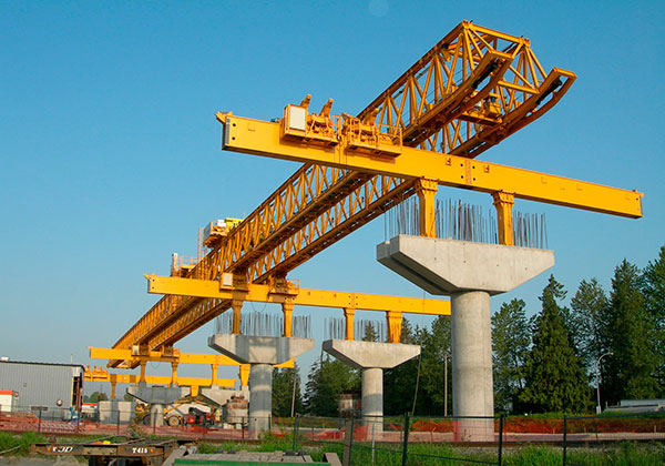 bridge girder erecting machine