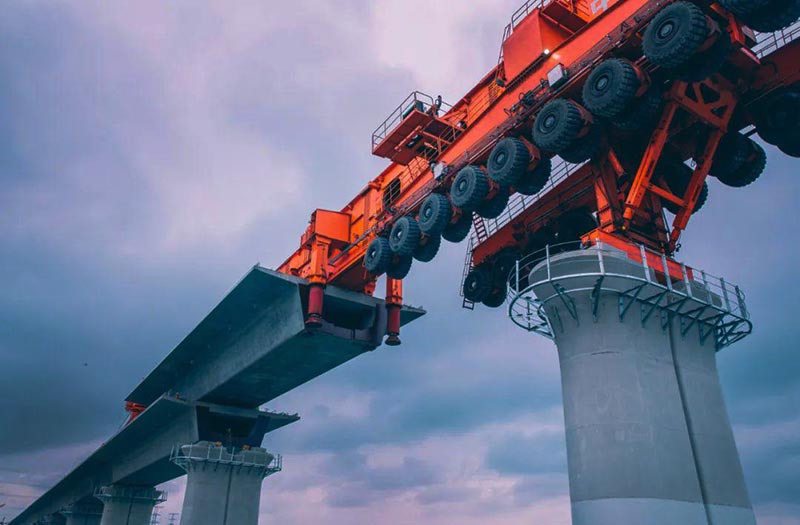 Beam Launching Bridge Erection Machine