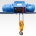 Metallurgical wire rope hoist