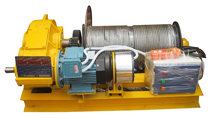 fast speed electric piling winch