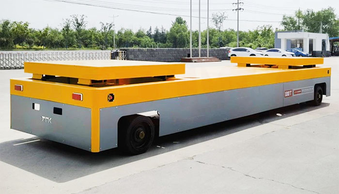Trackless transfer cart