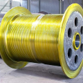 Crane rope drum