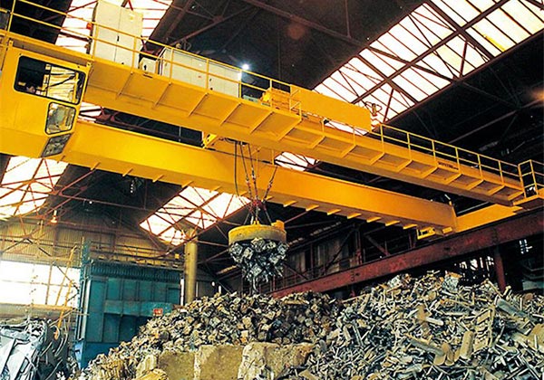 Electromagnetic overhead crane