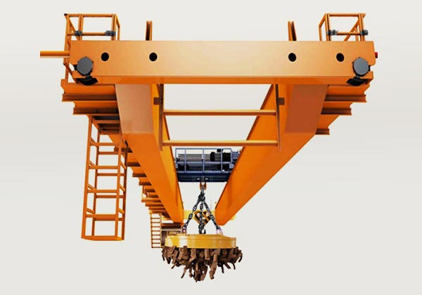 Electromagnetic overhead crane