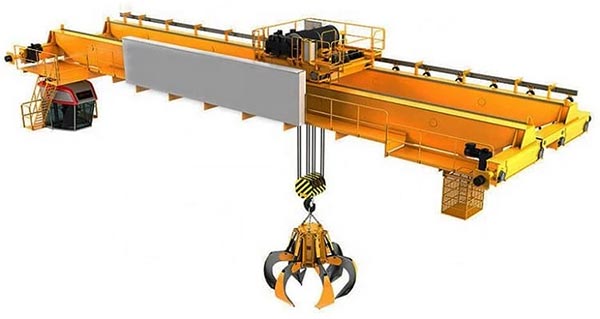 Grab overhead crane