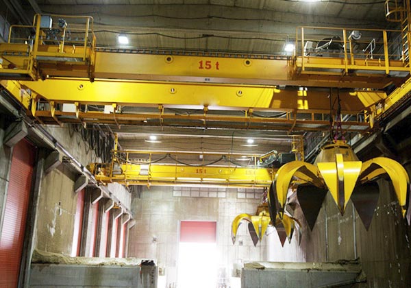 Grab overhead crane