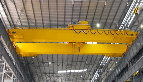 Double Girder Overhead Crane With Hoist Trolley